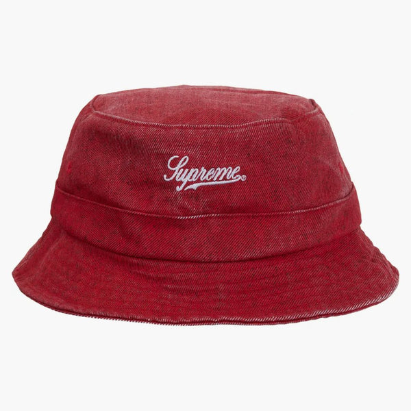 Supreme recubrimiento de mezclilla roja