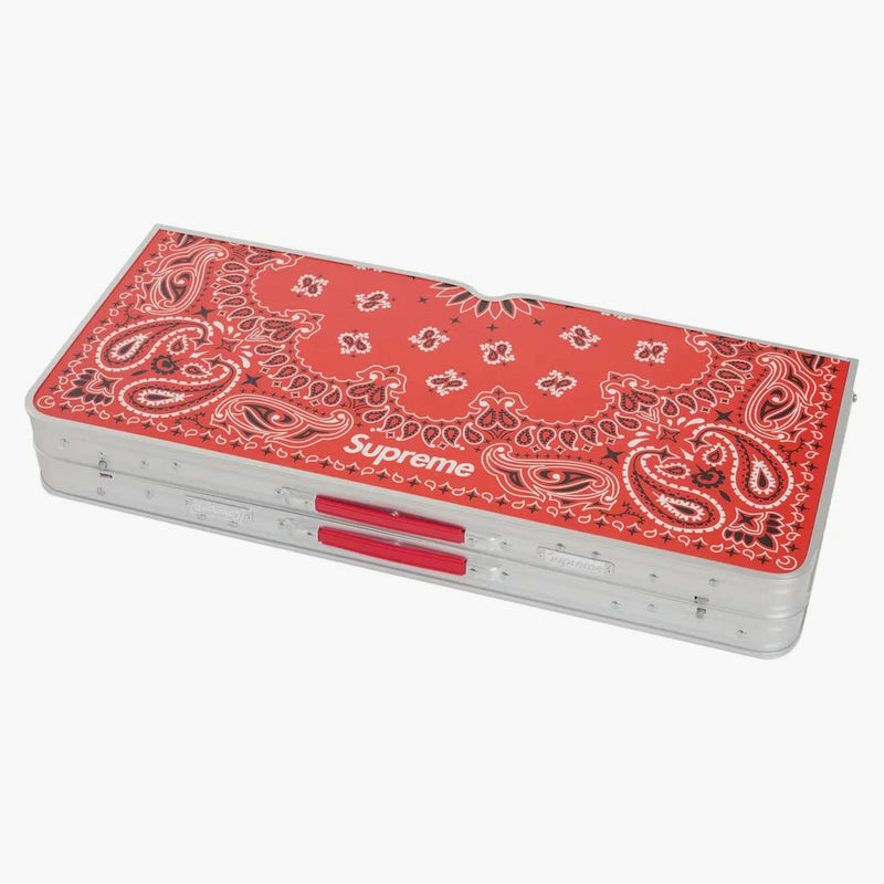 Supreme Coleman Folding Table Set Red