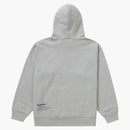 Supreme Collage Grid Hooded Sweatshirt Heather Gray