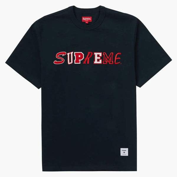 Supreme Collage Logo S/S Top Navy