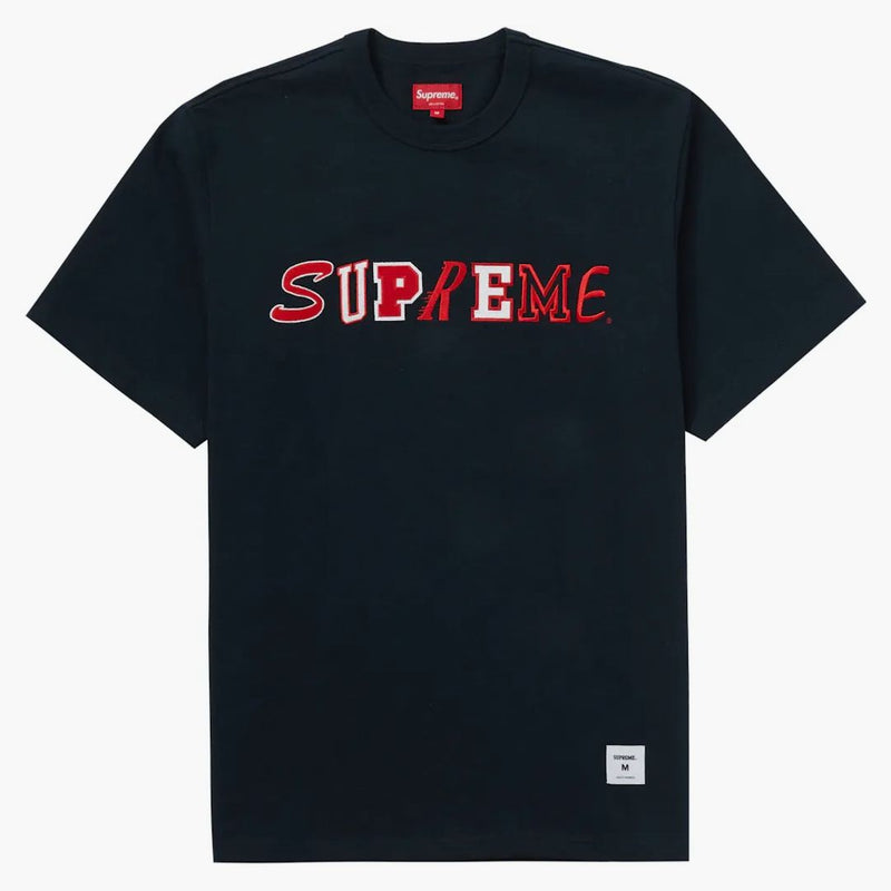 Supreme Collage Logo S/S Top Navy