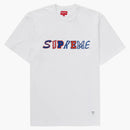 Supreme Collage Logo S/S Top White