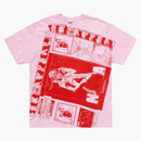 Supreme collage tee rosa claro