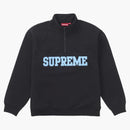 Supreme Collegiate Half Zip Pullover Black