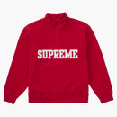 Red di Pullover mezza zip collegiale supremo