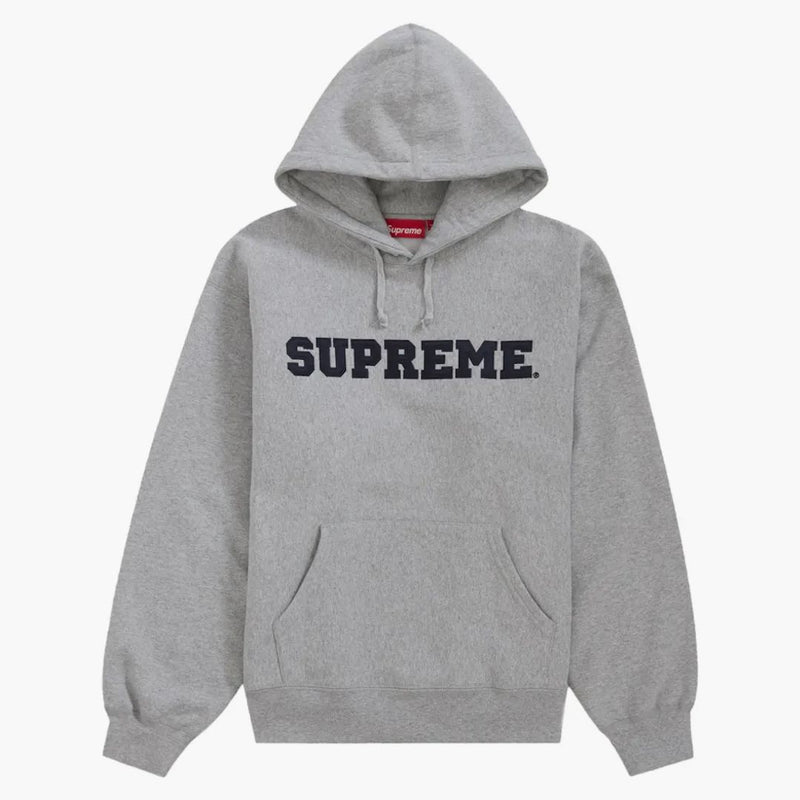 Supreme Collegiate Hooded Sweatshirt Heather Grey