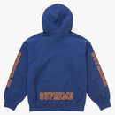 Supreme Collegiate Sleeve Hooded Sweatshirt Dark Royal