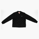 Supreme Color Blocked quiltad jacka svart