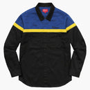 Supreme Color Blocked Work Shirt Black