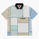 Supreme Colorblocked Soccer Polo Gray