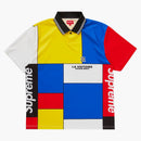 Supreme Colorblocked Soccer Polo Red