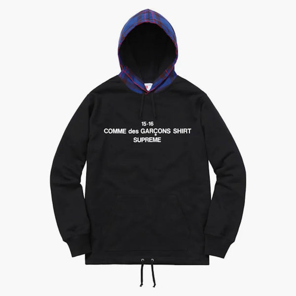 Supreme Comme of the Garcon Hooded Sweatshirt svart