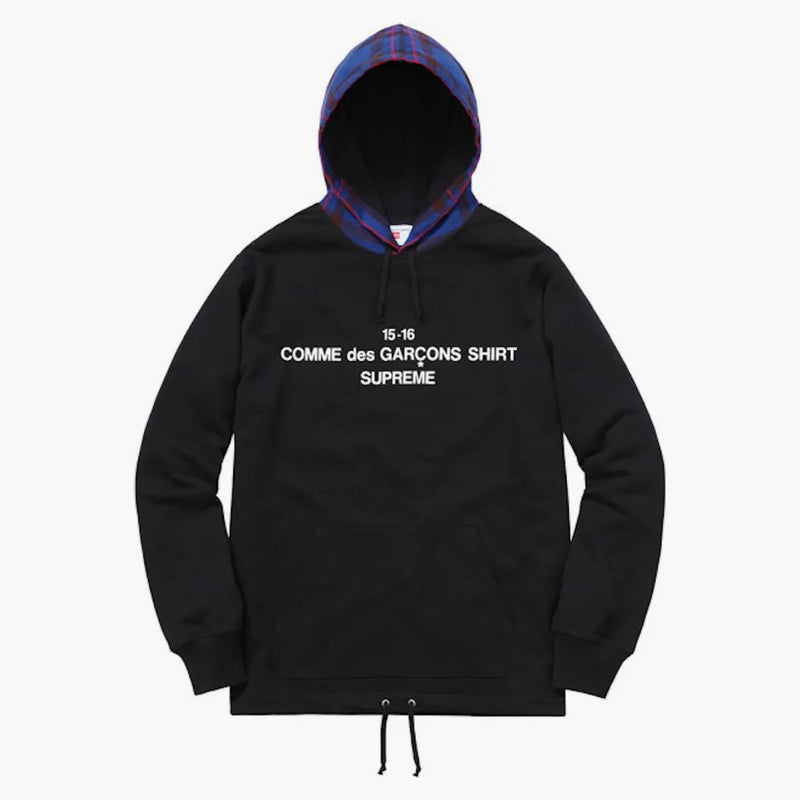 Supreme Comme of the Garcon Hooded Sweatshirt svart