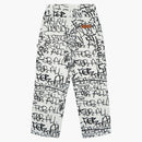 Supreme Comme of the Garcon Camiseta Canvas Painter Pant White