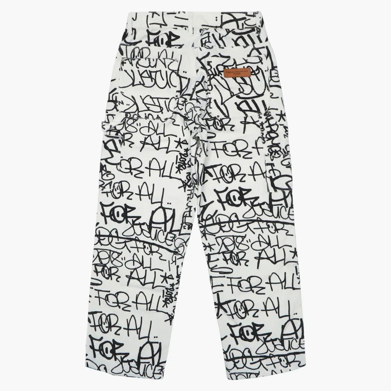 Supremo Comme of the Garcon Shirt Canvas Painter Pant White