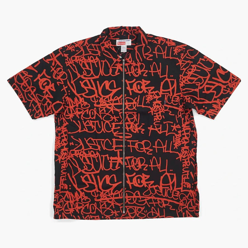 Supreme Comme Des Garcons Shirt Graphic S/s Shirt Black