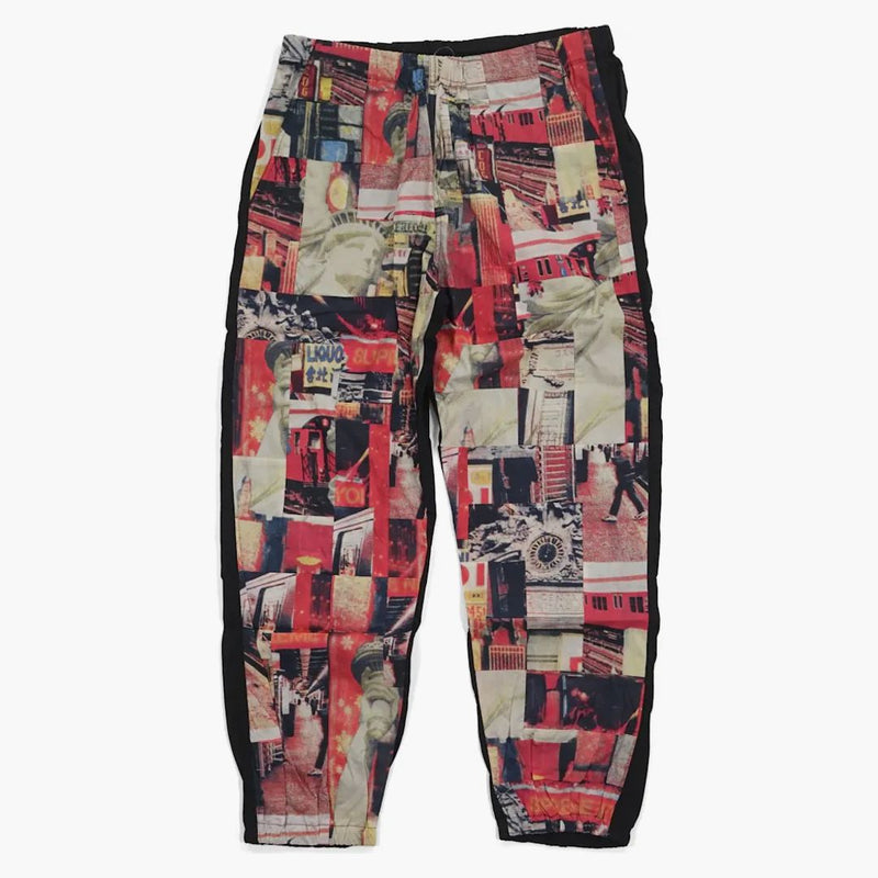 Nejvyšší comme des des garcon tričko Patchwork Skate Pant Multicolor