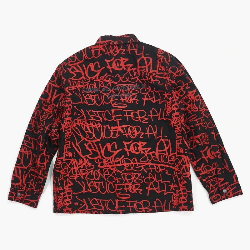 Nejvyšší košile Comme des Garcon Panvas Canvas Chure Coat Black