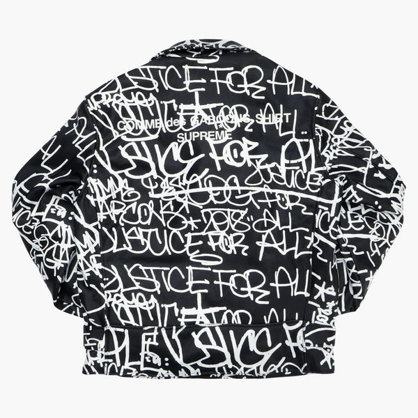 Supreme CDG Schott Leder Jacket - Buy at Hypeneedz