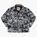 Supreme Comme Des Garcons Shirt Schott Painted Perfecto Leather Jacket Black