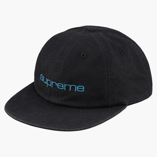 Supreme Compact Logo 6-Panel Black