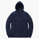 Supreme Compact Logo Hoodie Navy