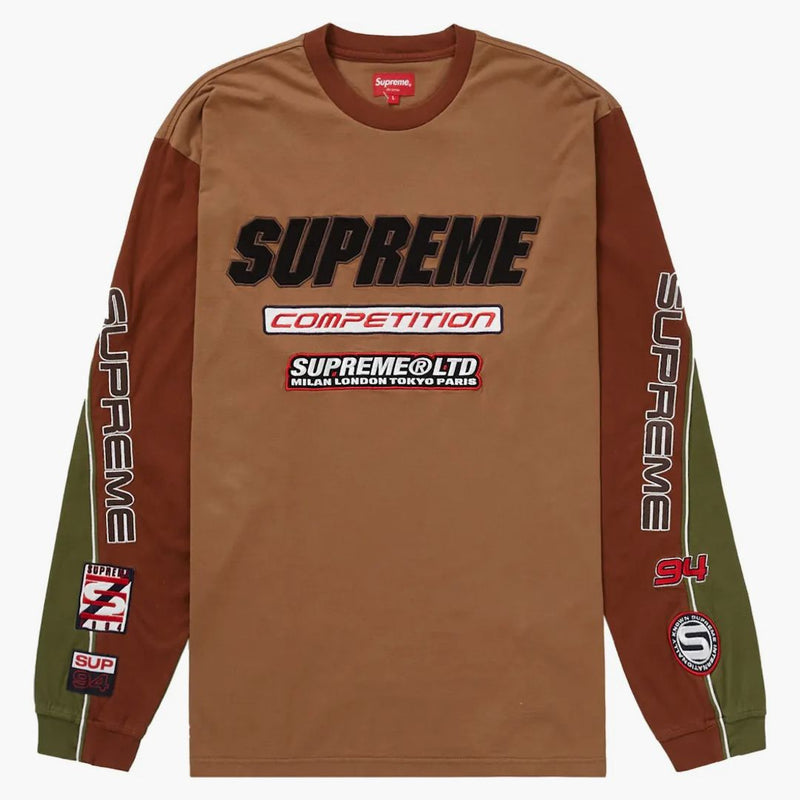 Supreme Competition L/S TOP TAN