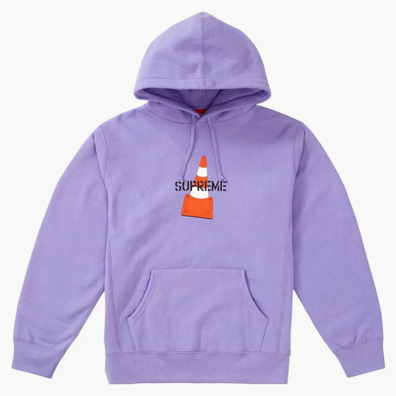 Supreme Cone Hooded Sweatshirt Lavender