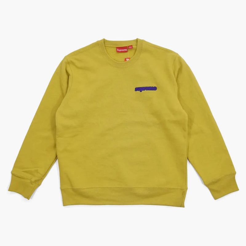 Supreme Connect Crewneck Sweatshirt senap