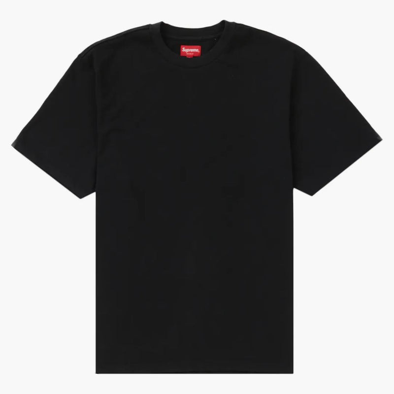 Supreme Contrast Appliqué S/s Top Black