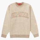 Supreme Contrast Arc Sweater White