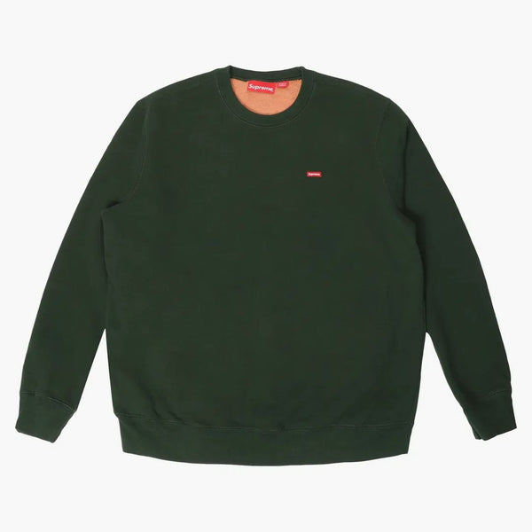 Högsta kontrast crewneck mörkgrön