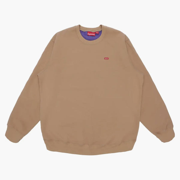 Högsta kontrast crewneck ljusbrun