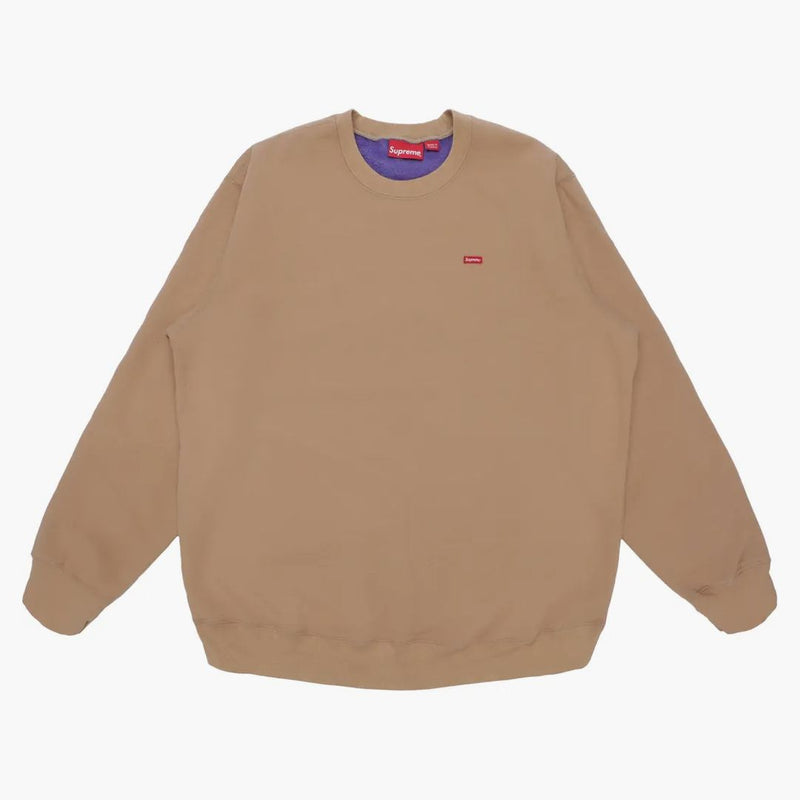 Högsta kontrast crewneck ljusbrun