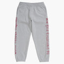 Supreme Contrast Cutout Sweatpant Heather Gray