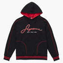 Supreme Contrast Embroidered Hooded Sweatshirt Black