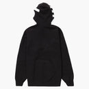 Högsta kontrast huva tröja svart