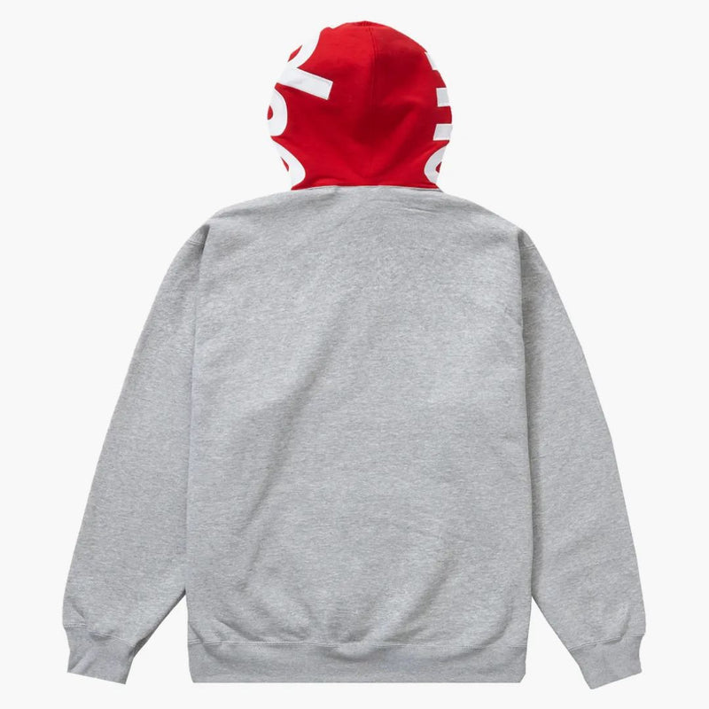 Nejvyšší kontrastní mikina s kapucí Heather Grey