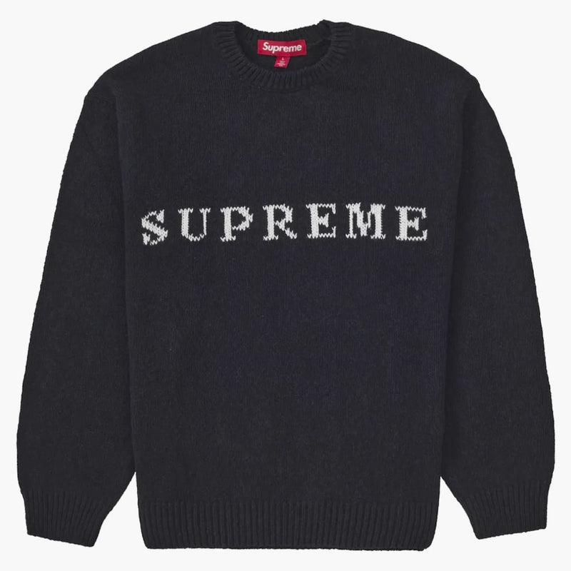 Supreme Contrast Logo tröja svart