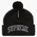 Supreme Contrast Stitch Beanie Black