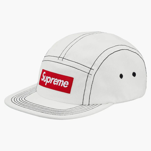 Nejvyšší kontrastní kontrastní steh camp cap (SS18) bílá