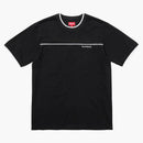 Supreme Contrast Yoke Pique Top Black