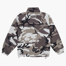 Supreme Contrast Zip Track Jacket Snow Camo