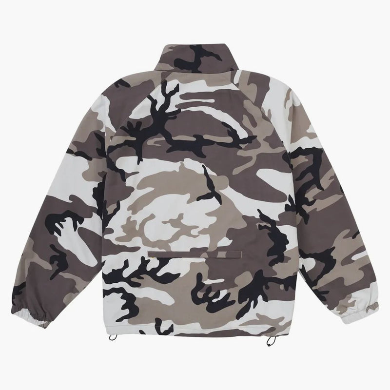 Supreme Contrast Zip Giacca della pista Snow camo