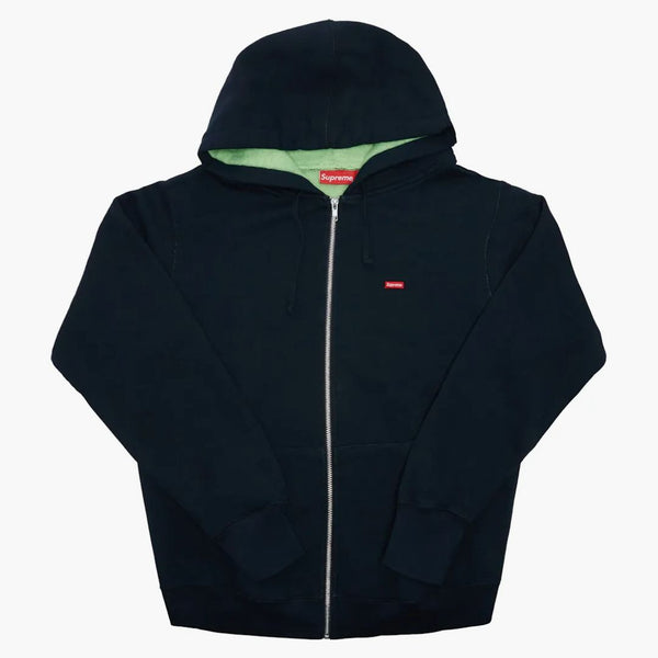 Supreme Contrast Zip Up Spetshirt Navy