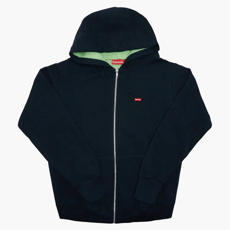 Supreme Contrast Zip Up Spetshirt Navy