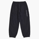 Supreme Contrast ZIP Warm Up Pant Black