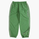 Supreme Contrast Zip Warm Up Pant Green