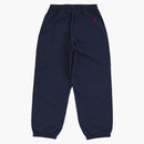 Supreme Contrast Zip Warm Up Pant Navy