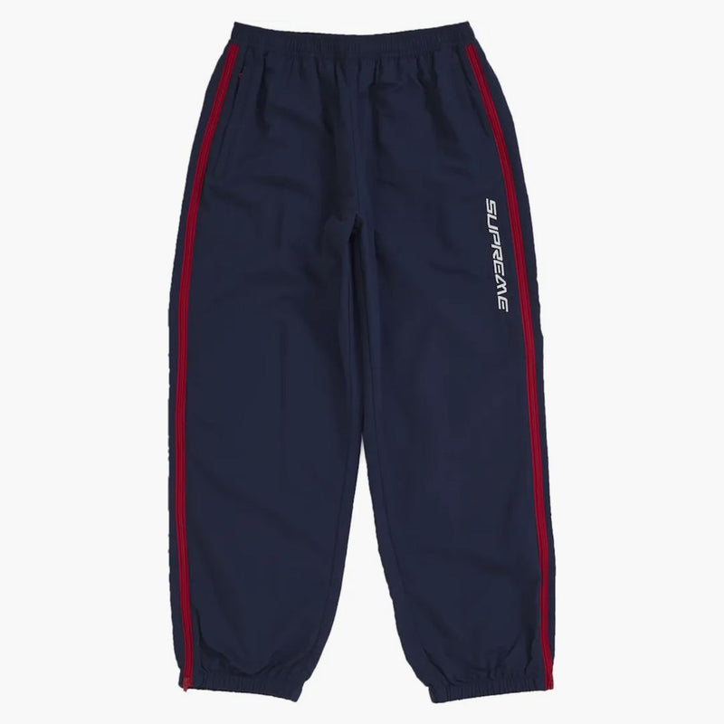 Supreme Contrast Zip Warm Up Pant Navy